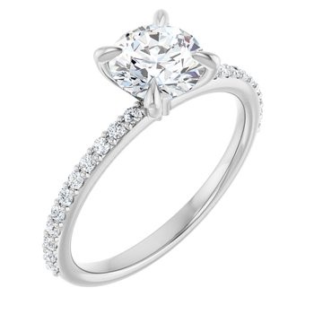 Prime Jeweler Diamond Accented Engagement Ring